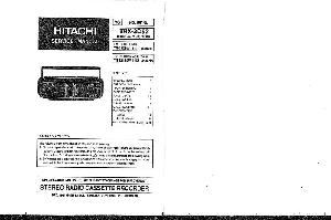 Сервисная инструкция Hitachi TRK-3D52 ― Manual-Shop.ru