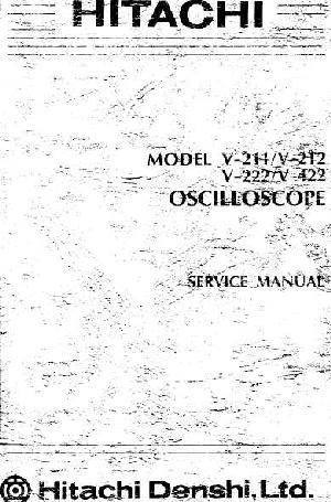 Сервисная инструкция Hitachi V-211, V-212, V-222, V-422 ― Manual-Shop.ru