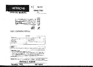 Сервисная инструкция Hitachi VIP-KY77EX ― Manual-Shop.ru