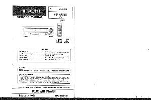 Сервисная инструкция Hitachi VIP-RX9EX ― Manual-Shop.ru