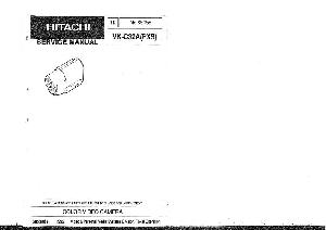 Сервисная инструкция Hitachi VK-C32A ― Manual-Shop.ru