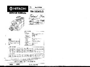 Сервисная инструкция HITACHI VM-1300A ― Manual-Shop.ru
