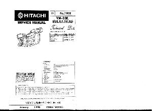 Сервисная инструкция Hitachi VM-83E ― Manual-Shop.ru