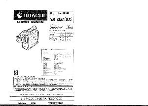 Сервисная инструкция HITACHI VM-E25A ― Manual-Shop.ru