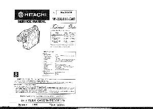 Сервисная инструкция HITACHI VM-E25E ― Manual-Shop.ru