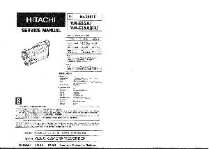 Сервисная инструкция Hitachi VM-E35A ― Manual-Shop.ru