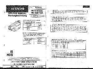 Сервисная инструкция Hitachi VM-E54E, VM-E56E, VM-H58E, VM-H59E ― Manual-Shop.ru