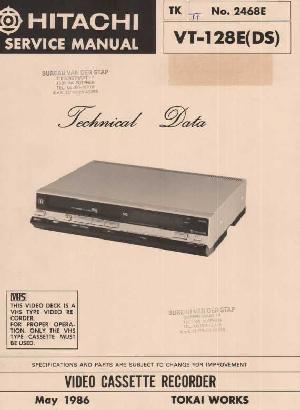 Сервисная инструкция HITACHI VT-128E ― Manual-Shop.ru