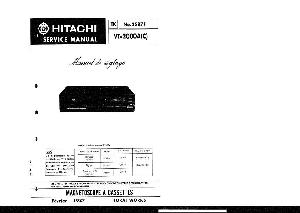 Сервисная инструкция Hitachi VT-2000A ― Manual-Shop.ru