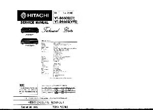 Сервисная инструкция Hitachi VT-D660E, VT-D665E ― Manual-Shop.ru