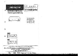 Сервисная инструкция Hitachi VT-F250E ― Manual-Shop.ru