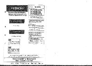 Сервисная инструкция Hitachi VT-F360E, VT-F365E ― Manual-Shop.ru