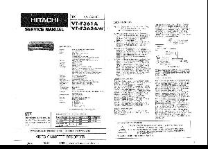 Сервисная инструкция Hitachi VT-F361A, VT-F365AW ― Manual-Shop.ru