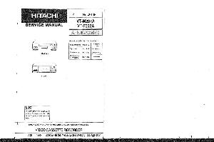 Сервисная инструкция Hitachi VT-F392A, VT-M294A ― Manual-Shop.ru