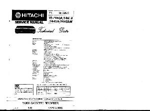 Сервисная инструкция HITACHI VT-F440A, VT-F441A, VT-F445A ― Manual-Shop.ru