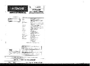 Service manual Hitachi VT-F90EM ― Manual-Shop.ru