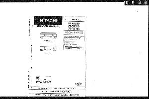 Сервисная инструкция HITACHI VT-FX610A, VT-FX611A, VT-FX613A ― Manual-Shop.ru