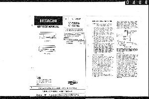 Сервисная инструкция HITACHI VT-FX621A, VT-FX623A ― Manual-Shop.ru