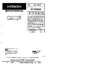 Сервисная инструкция Hitachi VT-FX624A ― Manual-Shop.ru