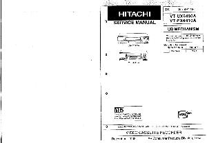 Сервисная инструкция Hitachi VT-FX6410A, VT-UX6430A  ― Manual-Shop.ru