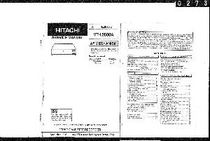 Сервисная инструкция Hitachi VT-L2500A ― Manual-Shop.ru