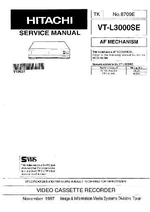 Сервисная инструкция Hitachi VT-L3000SE ― Manual-Shop.ru