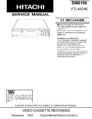 Сервисная инструкция Hitachi VT-L4024E ― Manual-Shop.ru