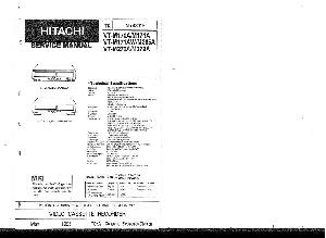 Сервисная инструкция Hitachi VT-M170A, VT-M171A, VT-M265A, VT-M270A, VT-M272A ― Manual-Shop.ru