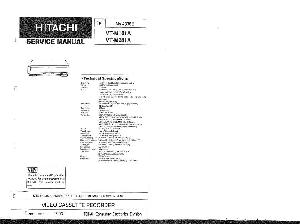 Сервисная инструкция Hitachi VT-M181A, VT-M281A ― Manual-Shop.ru