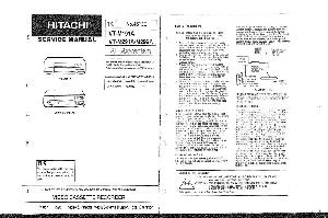 Сервисная инструкция Hitachi VT-M191A, VT-M291A, VT-M292A ― Manual-Shop.ru