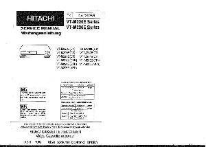 Сервисная инструкция Hitachi VT-M220E, VT-M230E ― Manual-Shop.ru
