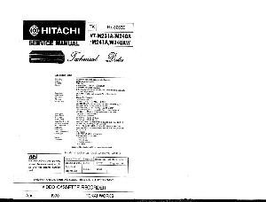 Сервисная инструкция HITACHI VT-M231A, VT-M240A, VT-M241A, VT-M240AW ― Manual-Shop.ru
