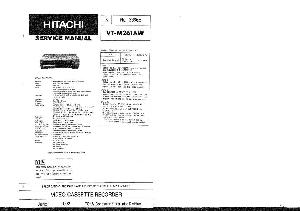 Сервисная инструкция Hitachi VT-M261AW ― Manual-Shop.ru
