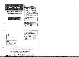 Сервисная инструкция Hitachi VT-M340E, VT-M345E ― Manual-Shop.ru