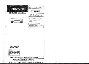 Сервисная инструкция Hitachi VT-M342EL ― Manual-Shop.ru