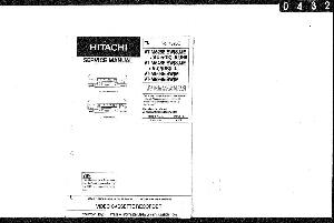 Сервисная инструкция HITACHI VT-M528E, VT-M548E, VT-M668E, VT-M998E ― Manual-Shop.ru