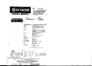 Сервисная инструкция HITACHI VT-M578EM ― Manual-Shop.ru