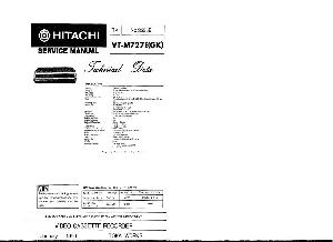 Сервисная инструкция Hitachi VT-M727E ― Manual-Shop.ru
