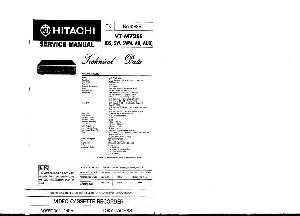 Сервисная инструкция Hitachi VT-M728E ― Manual-Shop.ru