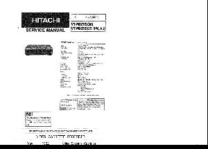 Сервисная инструкция Hitachi VT-M827E, VT-M828E ― Manual-Shop.ru