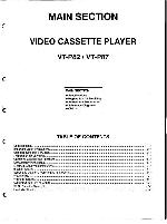 Сервисная инструкция Hitachi VT-P82, P87
