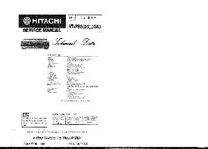 Сервисная инструкция HITACHI VT-P88 ― Manual-Shop.ru