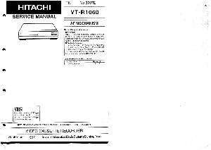 Сервисная инструкция Hitachi VT-R1060 ― Manual-Shop.ru