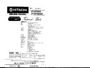 Сервисная инструкция Hitachi VT-S730A ― Manual-Shop.ru