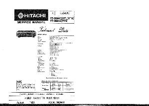 Сервисная инструкция HITACHI VT-S890E, VT-S895E ― Manual-Shop.ru