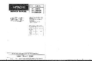 Сервисная инструкция Hitachi VY-170S, VY-300S ― Manual-Shop.ru