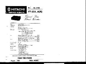 Сервисная инструкция Hitachi VY-55A ― Manual-Shop.ru