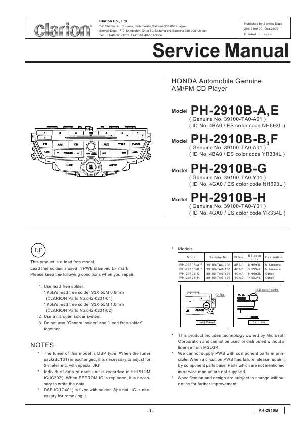 Service manual Clarion PH-2910B ― Manual-Shop.ru