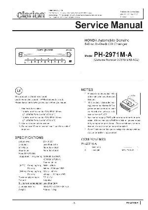 Сервисная инструкция Clarion PH-2971MA ― Manual-Shop.ru