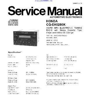 Service manual PANASONIC CQ-EH0280K ― Manual-Shop.ru